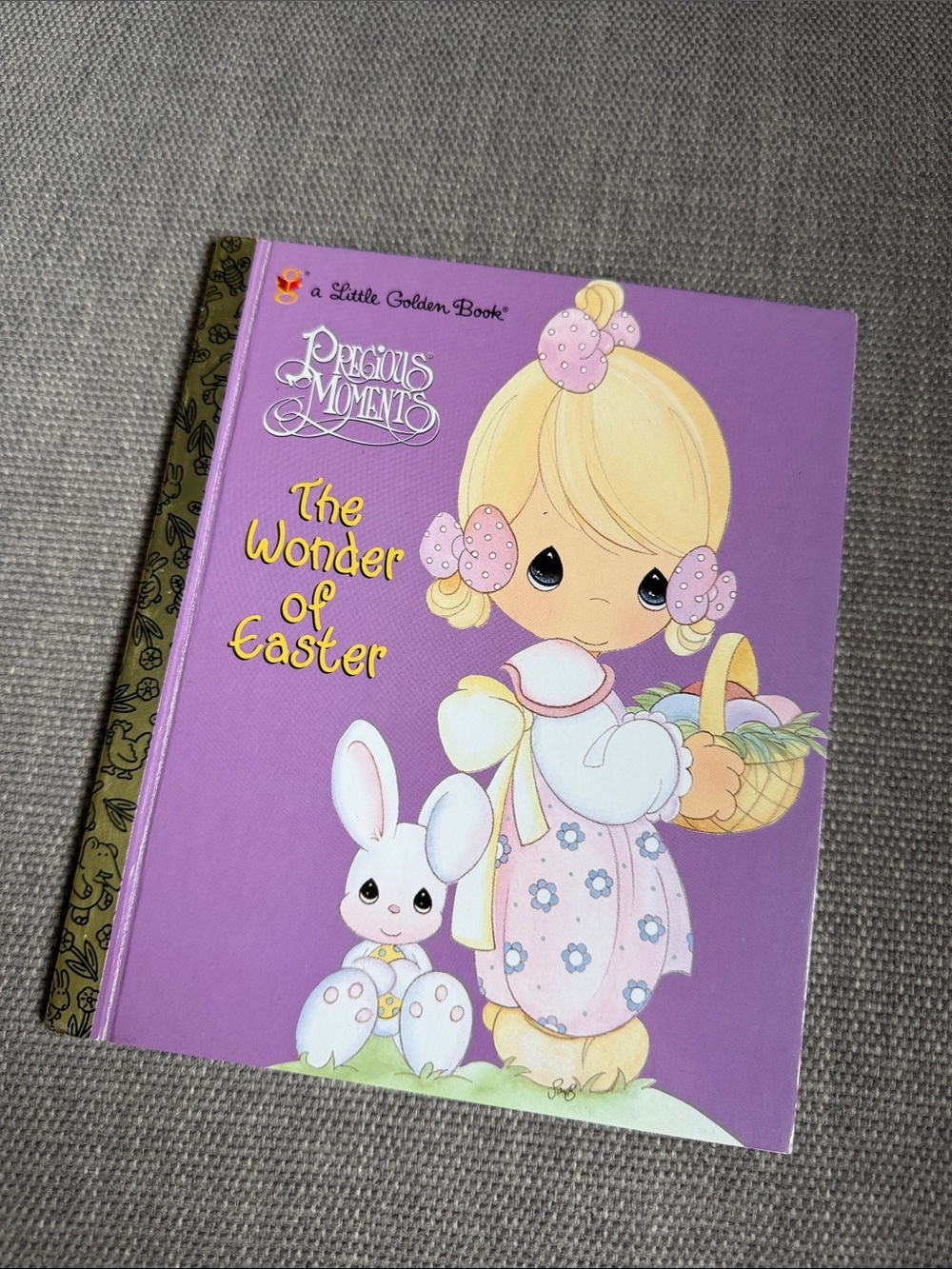 Precious Moments A Little Golden Book The Wonder Of Easter Vintage 2000 - Picture 2 of 6